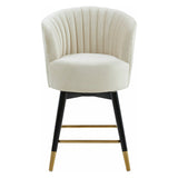 Tov Furniture Liana Velvet Swivel Stool