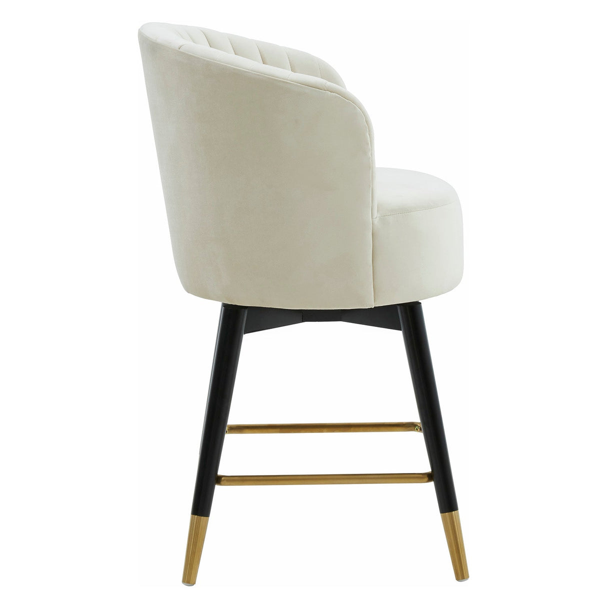 Tov Furniture Liana Velvet Swivel Stool