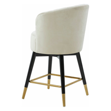 Tov Furniture Liana Velvet Swivel Stool