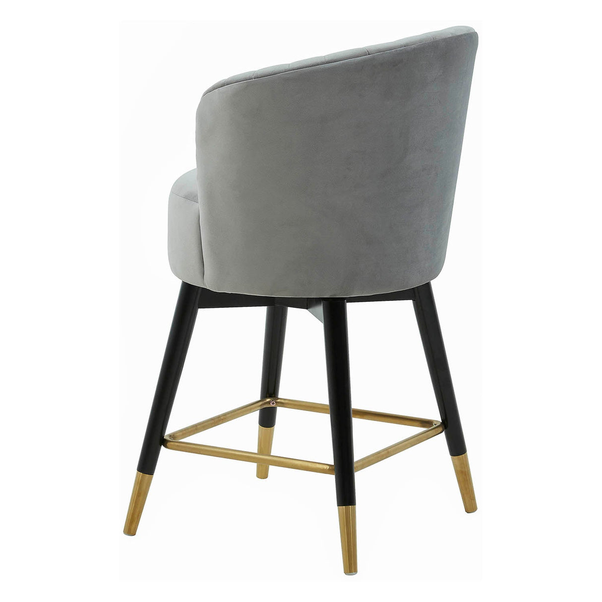 Tov Furniture Liana Velvet Swivel Stool