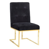 Akiko Velvet Chair Set Of 2 | TOV | Home Elegance USA