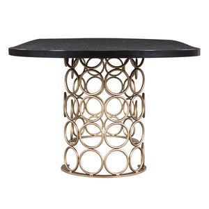 Tov Furniture Valentina Brass Dining Table