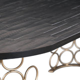 Tov Furniture Valentina Brass Dining Table