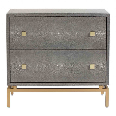 Tov Furniture Pesce Shagreen Nightstand