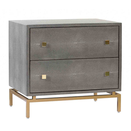 Tov Furniture Pesce Shagreen Nightstand