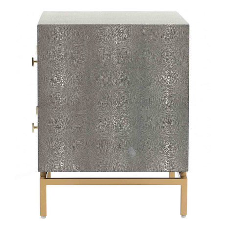 Tov Furniture Pesce Shagreen Nightstand