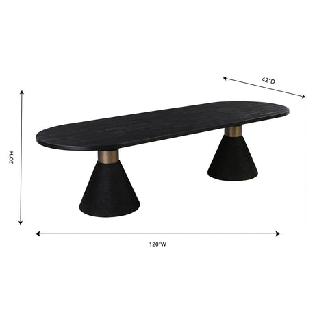 Tov Furniture Rishi Rope Oval Dining Table