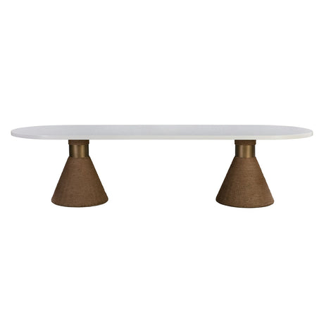 Tov Furniture Rishi Rope Oval Dining Table