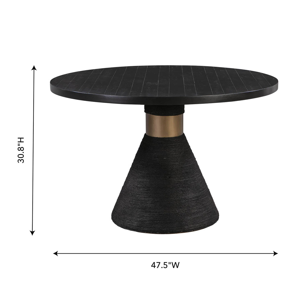 Tov Furniture Rishi Rope Round Dining Table