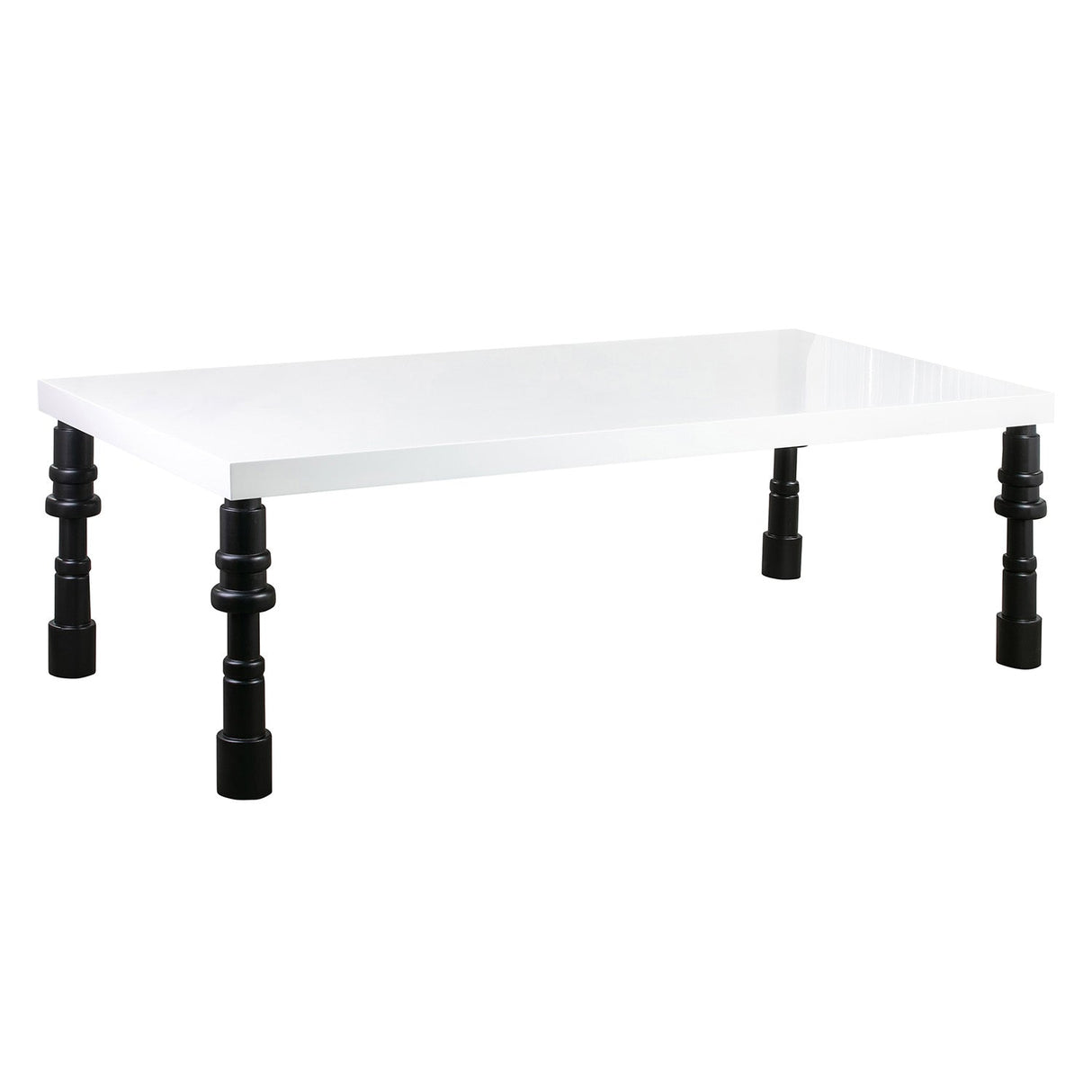 Tov Furniture Spindle Gloss Lacquer Dining Table