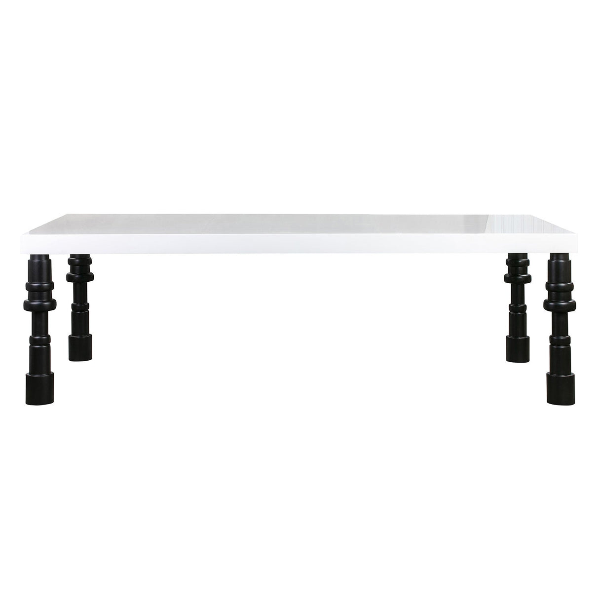 Tov Furniture Spindle Gloss Lacquer Dining Table