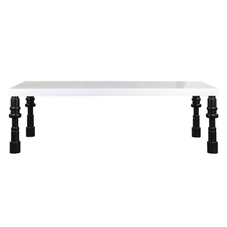 Tov Furniture Spindle Gloss Lacquer Dining Table