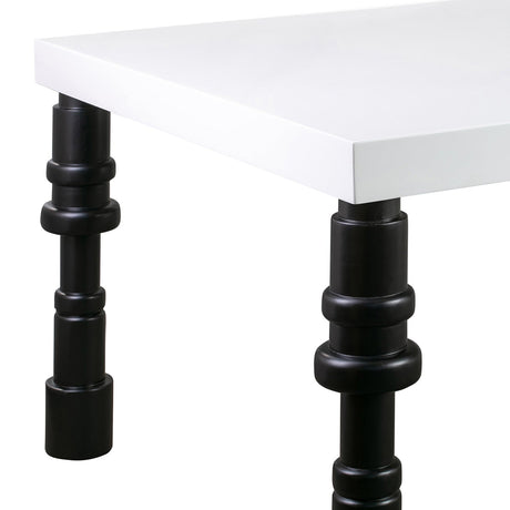 Tov Furniture Spindle Gloss Lacquer Dining Table