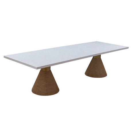 Tov Furniture Rishi Rope Rectangular Dining Table