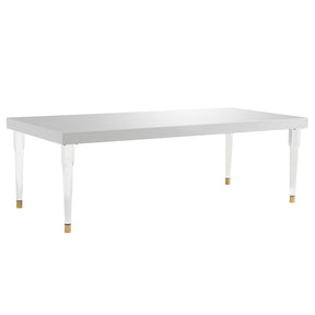 Tabby Glossy Lacquer Dining Table | TOV