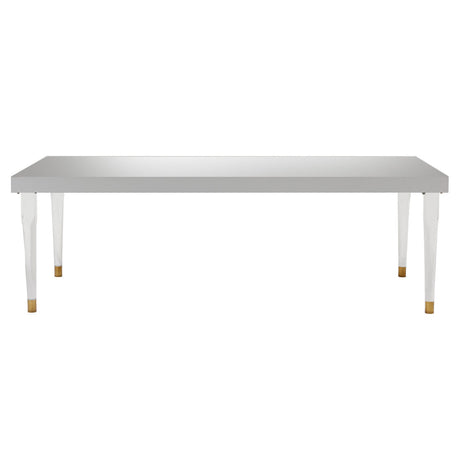 Tov Furniture Tabby Glossy Lacquer Dining Table