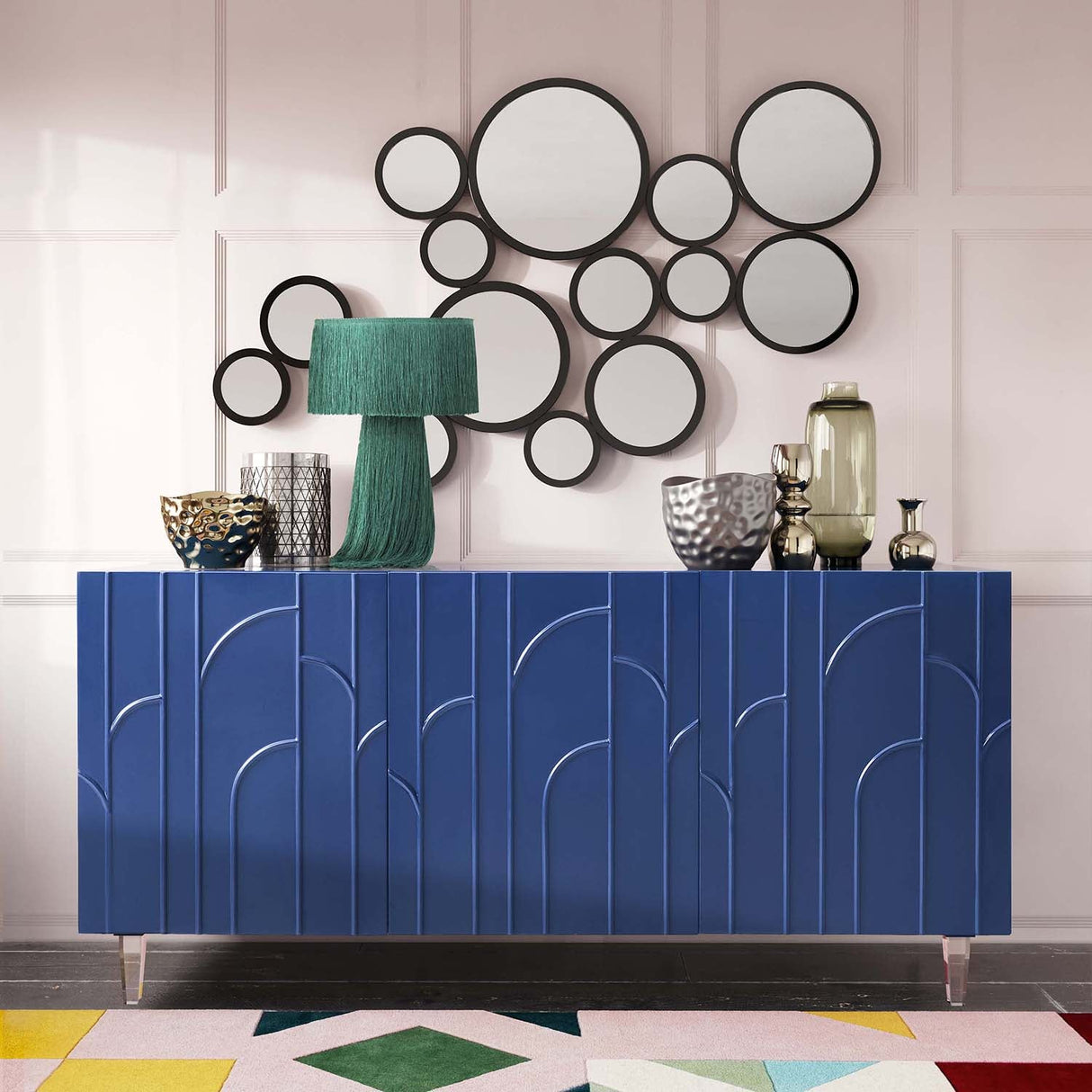 Deco Lacquer Buffet | TOV | Home Elegance USA