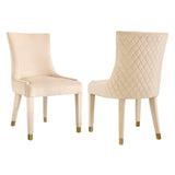 Diamond Dining Chair Set Of 2 | TOV | Home Elegance USA