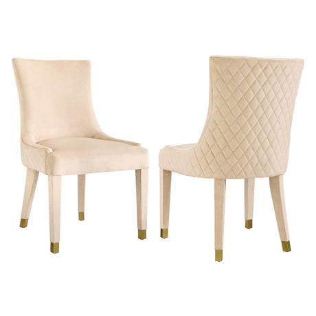 Diamond Dining Chair Set Of 2 | TOV - sold by Home Elegance USA