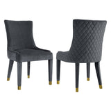 Diamond Dining Chair Set Of 2 | TOV | Home Elegance USA