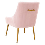 Beatrix Pleated Velvet Side Chair | TOV | Home Elegance USA