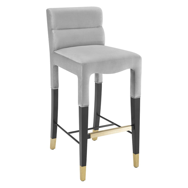 Tov Furniture Taylor Velvet Barstool