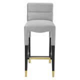 Tov Furniture Taylor Velvet Barstool