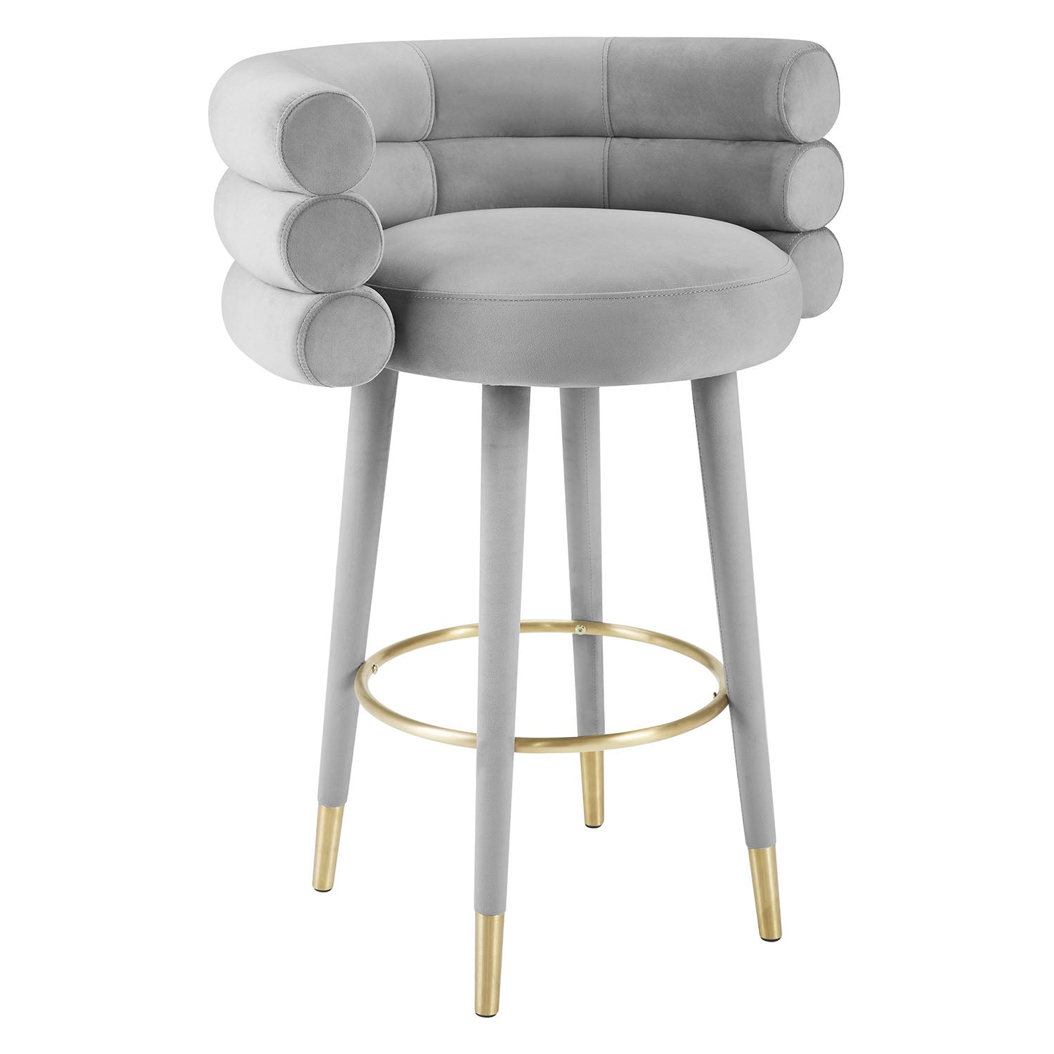 Tov Furniture Betty Velvet Bar Stool