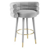 Tov Furniture Betty Velvet Bar Stool