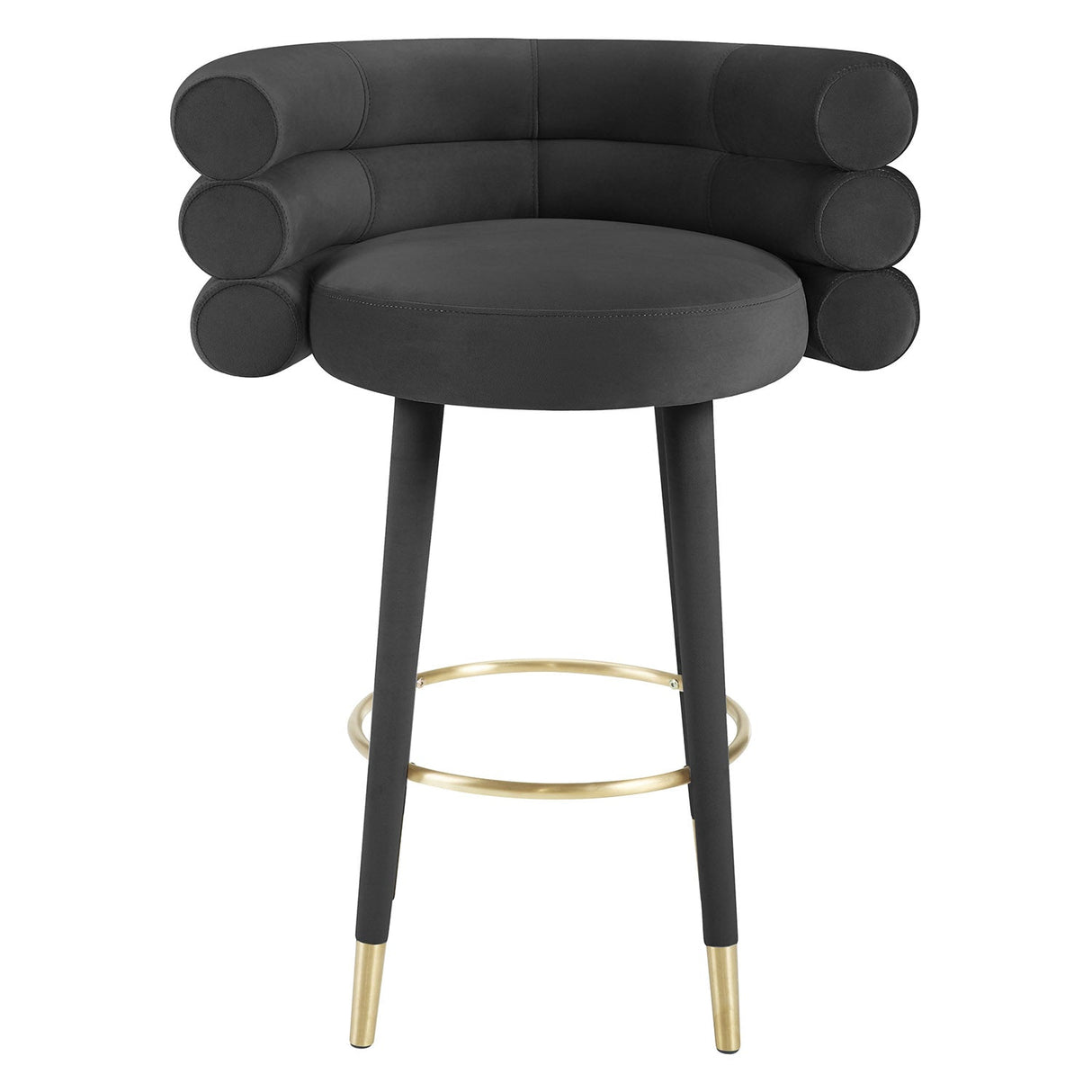 Betty Velvet Bar Stool | TOV | Home Elegance USA