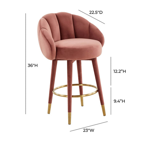 Tov Furniture Myla Swivel Counter Stool