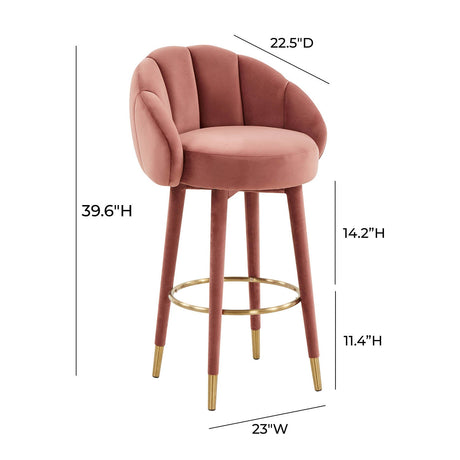 Tov Furniture Myla Swivel Bar Stool