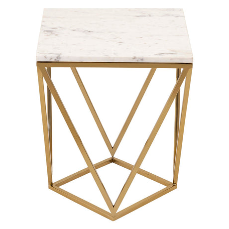 Tov Furniture Leopold Marble Side Table