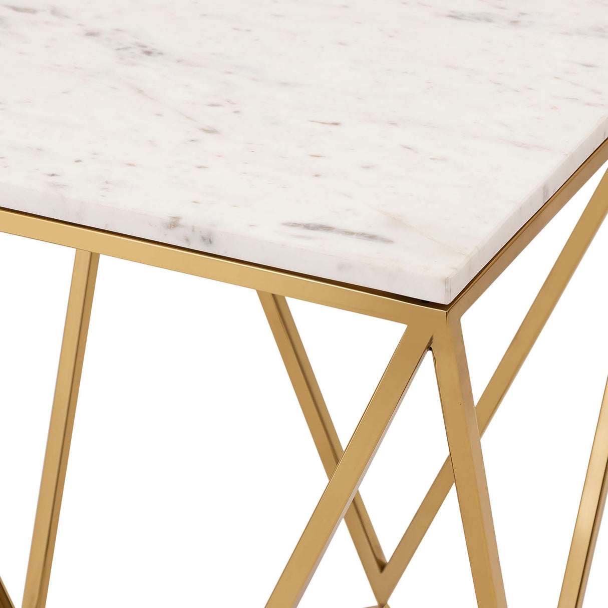 Tov Furniture Leopold Marble Side Table