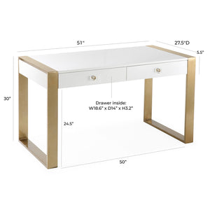 Tov Furniture Karina Writing Desk