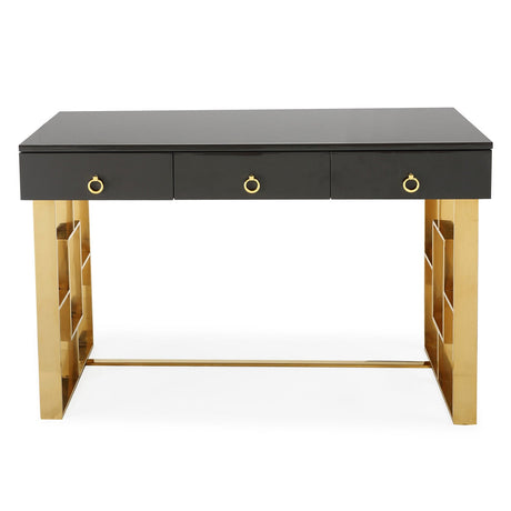 Audrey Lacquer Desk | TOV - TOV - H3740 - Home Elegance USA - 5