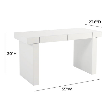 Clara Glossy Lacquer Desk | TOV