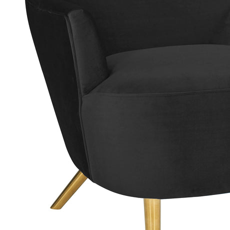 Tov Furniture Julia Velvet Wingback Chair