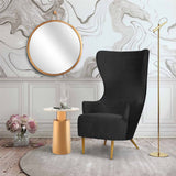 Tov Furniture Julia Velvet Wingback Chair