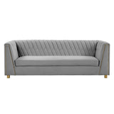 Tov Furniture Wafa Velvet Sofa