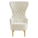 Tov Furniture Jezebel Velvet Wingback Chair