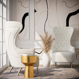 Tov Furniture Jezebel Velvet Wingback Chair