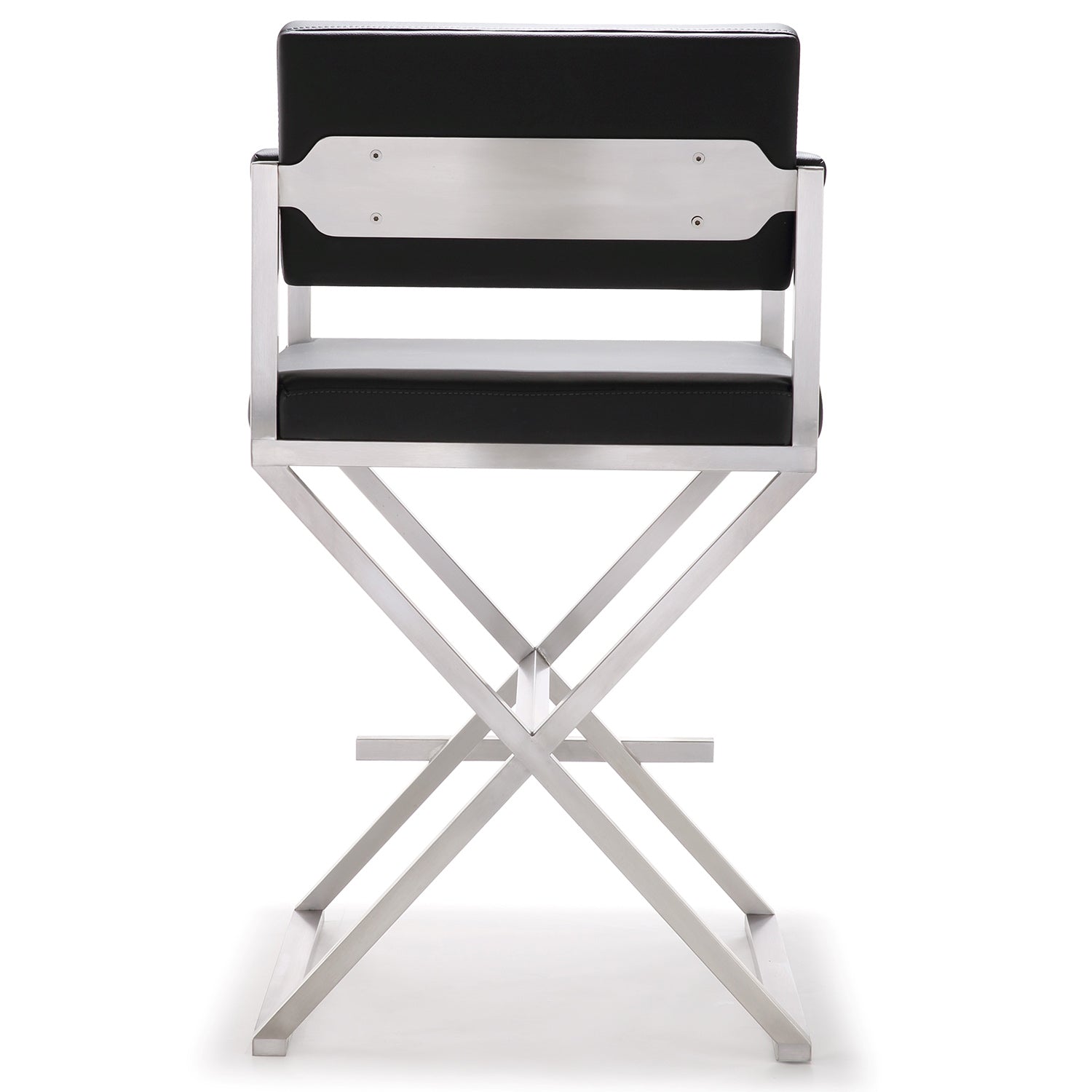 Tov Furniture Director Stainless Steel Counter Stool