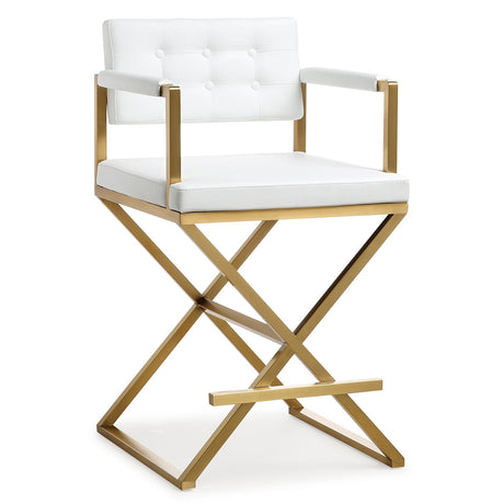 Tov Furniture Director Gold Counter Stool