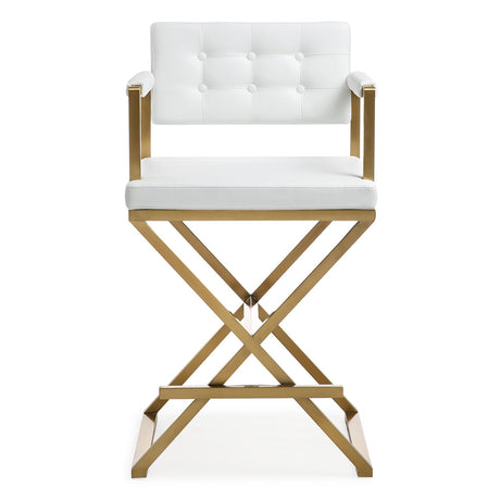 Tov Furniture Director Gold Counter Stool