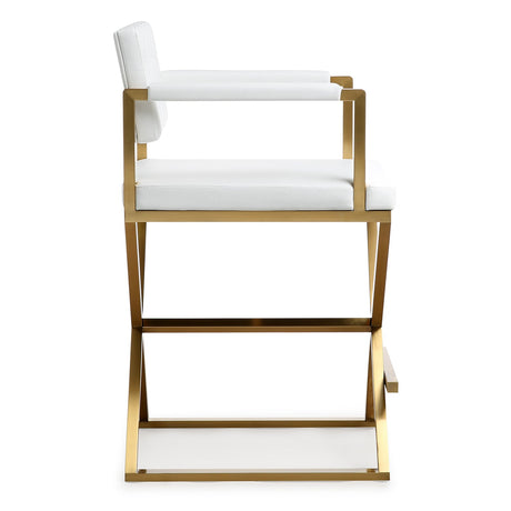 Tov Furniture Director Gold Counter Stool