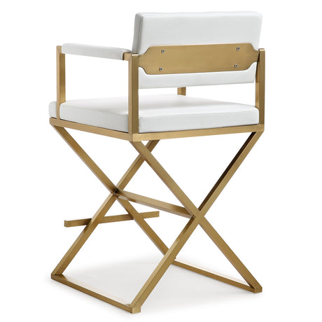 Tov Furniture Director Gold Counter Stool