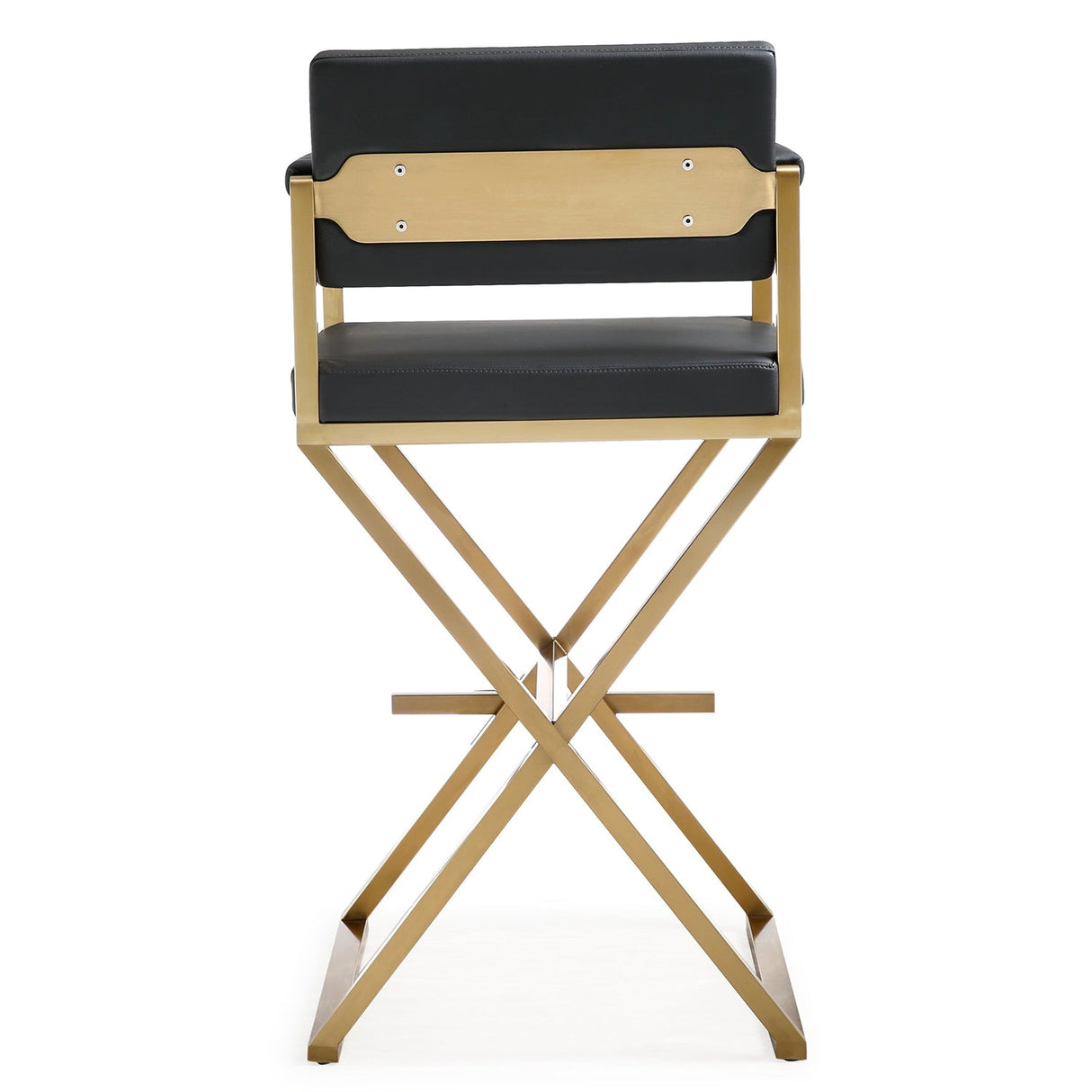 Director Gold Bar Stool | TOV | Home Elegance USA