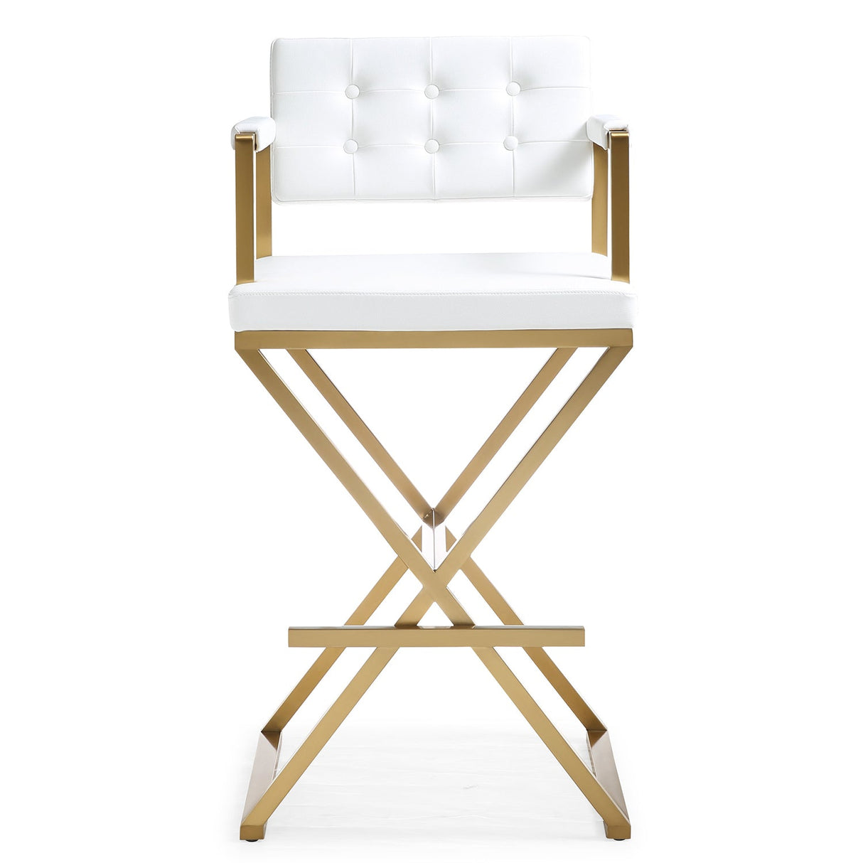 Director Gold Bar Stool | TOV | Home Elegance USA