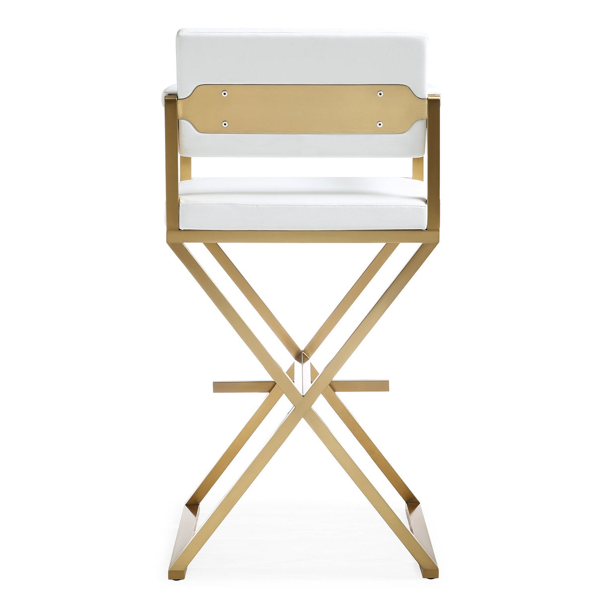 Director Gold Bar Stool | TOV | Home Elegance USA